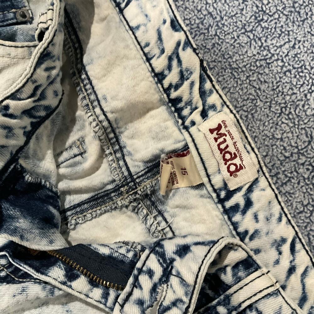 Acid wash distressed mudd jeans - Picture 2 of 2